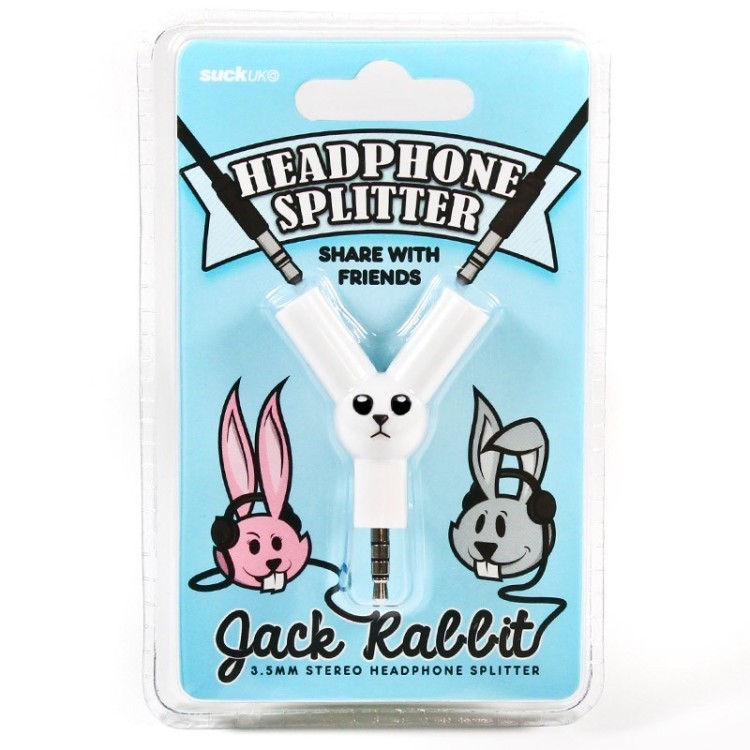 Разветвитель для наушников jack rabbit (42727)