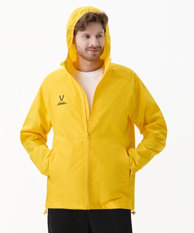 Куртка ветрозащитная JÖGEL CAMP Rain Jacket, желтый (2121636) Куртка ветрозащитная JÖGEL CAMP Rain Jacket, желтый (2121636)