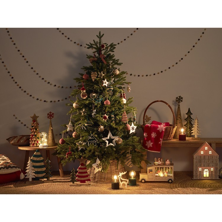 Декор новогодний classics из джута и гофрированного картона из коллекции new year essential (76819) Декор новогодний classics из джута и гофрированного картона из коллекции new year essential (76819)
