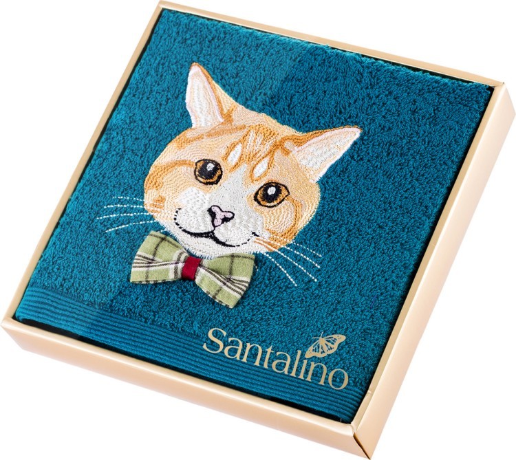 Полотенце "котик",50*90. махра,изумрудный,100% хлопок 400гр\м SANTALINO (850-330-62) Полотенце "котик",50*90. махра,изумрудный,100% хлопок 400гр\м SANTALINO (850-330-62)