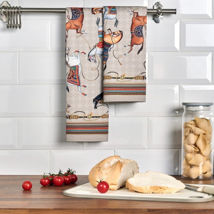 Набор полотенец  2шт "passage",40х60см, 100% хлопок,капучино,твил Lefard (850-760-6)