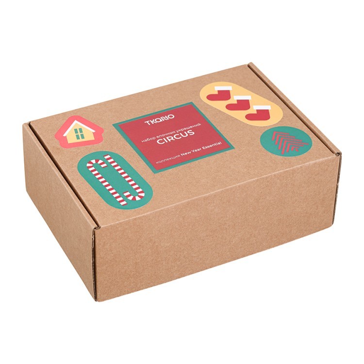 Набор елочных украшений circus из коллекции new year essential, 3 шт. (79412)