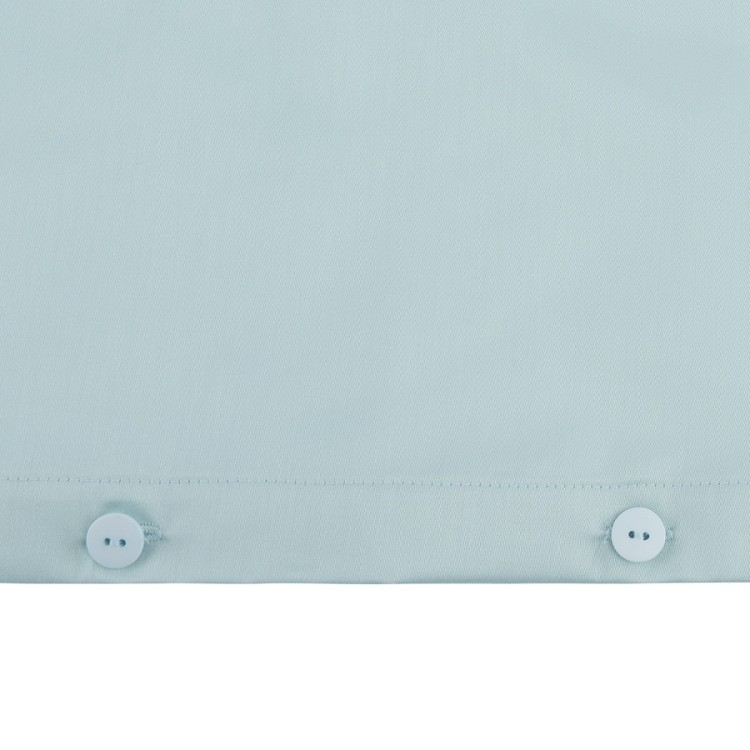 Комплект детского постельного белья из сатина голубого цвета из коллекции essential, 110х140 см (71537)