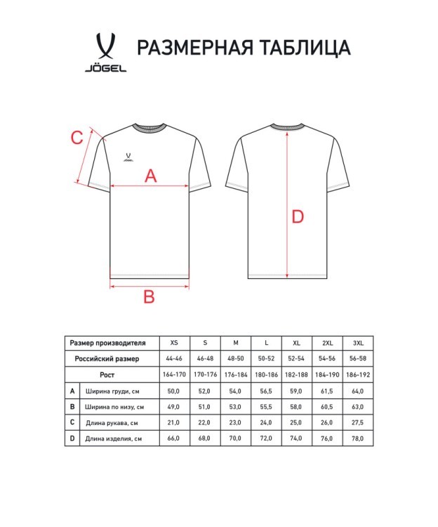 Футболка ESSENTIAL Cotton Tee, красный (2118407) Футболка ESSENTIAL Cotton Tee, красный (2118407)