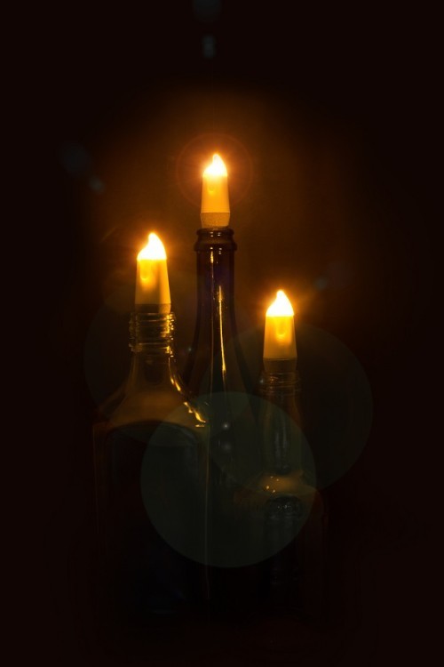 Пробка для бутылки bottlelight с подсветкой и usb (62697)