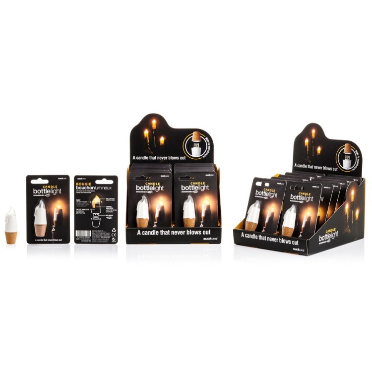 Пробка для бутылки bottlelight с подсветкой и usb (62697)