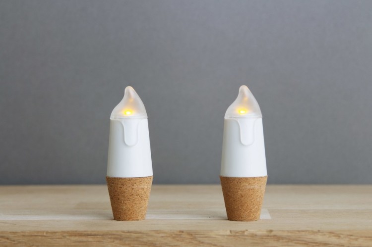 Пробка для бутылки bottlelight с подсветкой и usb (62697)