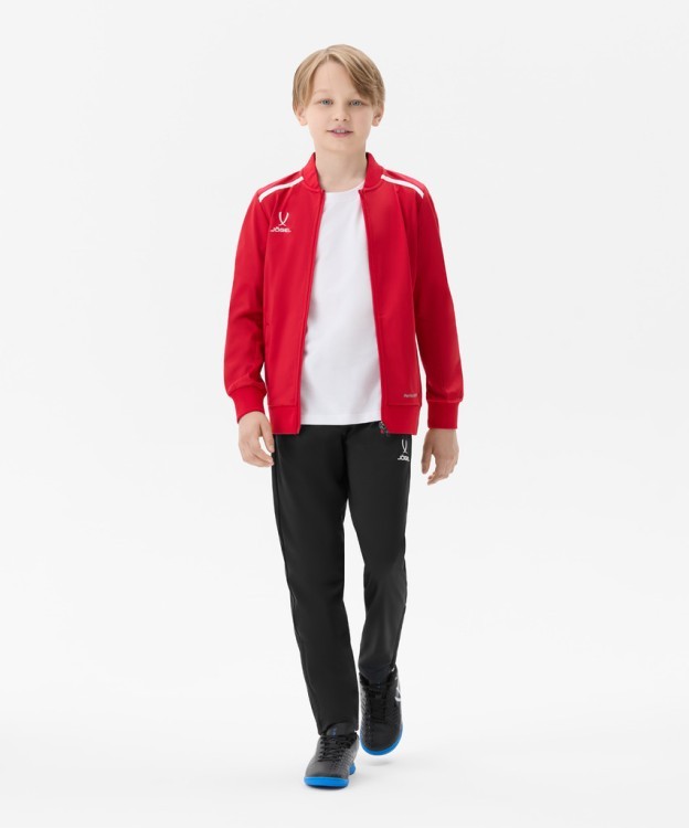 Олимпийка JÖGEL DIVISION PerFormDRY Pre-match Knit Jacket, красный, детский (2126287)