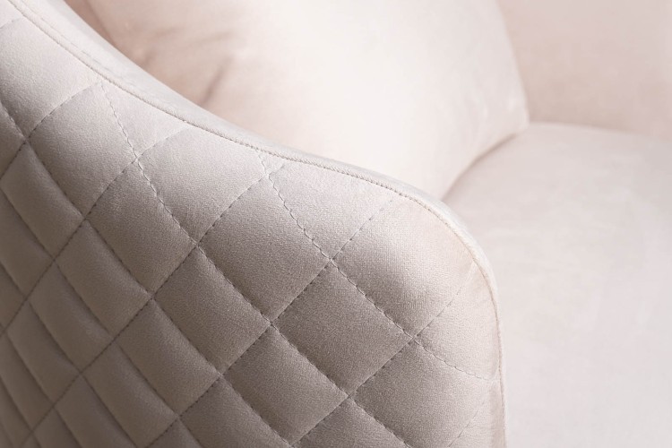 Кресло Verona вращающееся, велюр бежевый Colt 002-BEG/золото 70*77*80см (TT-00011110)