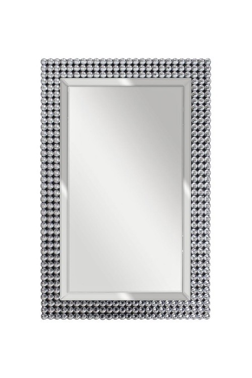 Зеркало прямоугольное в раме с кристаллами 65*100*2см (TT-00004012)