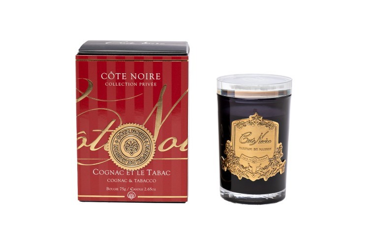Свеча ароматическая Cognac/Tobacco в стакане в упаковке 75 гр. (TT-00012700)