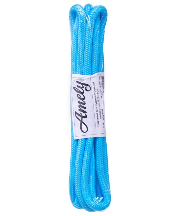 Скакалка для художественной гимнастики RGJ-104, 3м, голубой (403916)