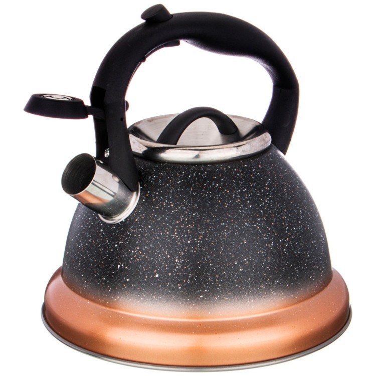 Чайник agness со свистком, серия mercury, 3л c индукцион. капсульным дном Agness (907-074)