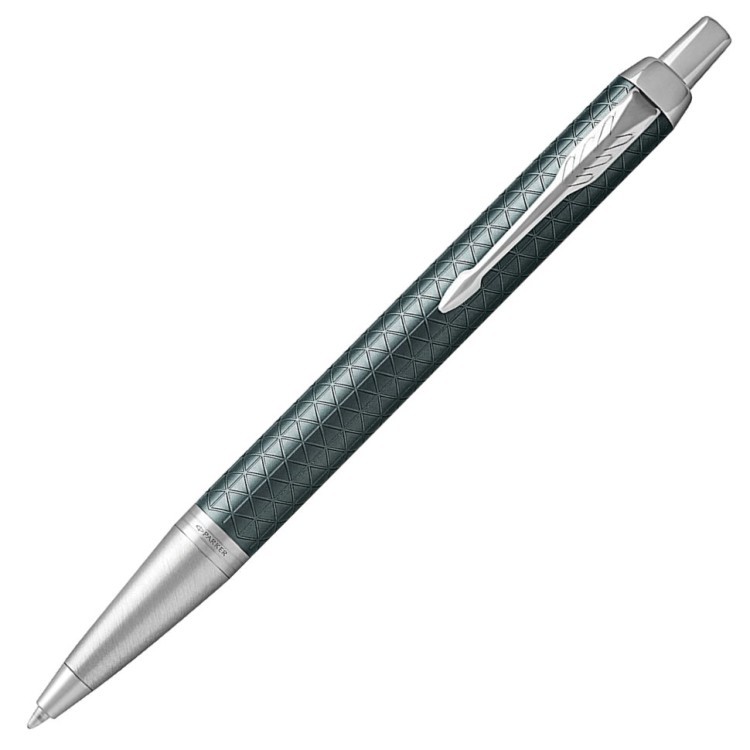 Ручка шариковая Parker IM Premium Green CT с гравировкой 1931643 (65907)