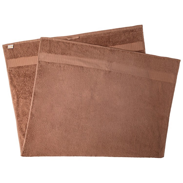 Полотенце махровое с бордюром 160*90см, в упаковкеке, 100% х\б, пл 450 г/м2 , светло-коричневый SANTALINO (850-100-2)