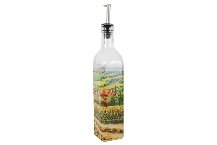 Бутылка для масла Подсолнухи Тосканы Sinoglass ( SI-8041G70-AL )