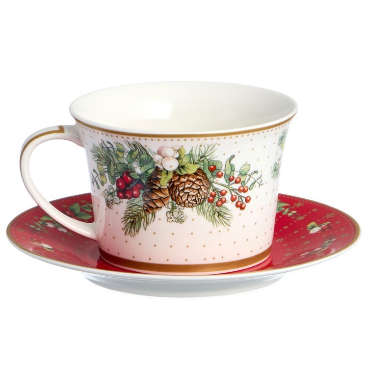 Чайный набор lefard "celebration" на 2 пер. 4 пр. 250 мл Lefard (760-817-1)