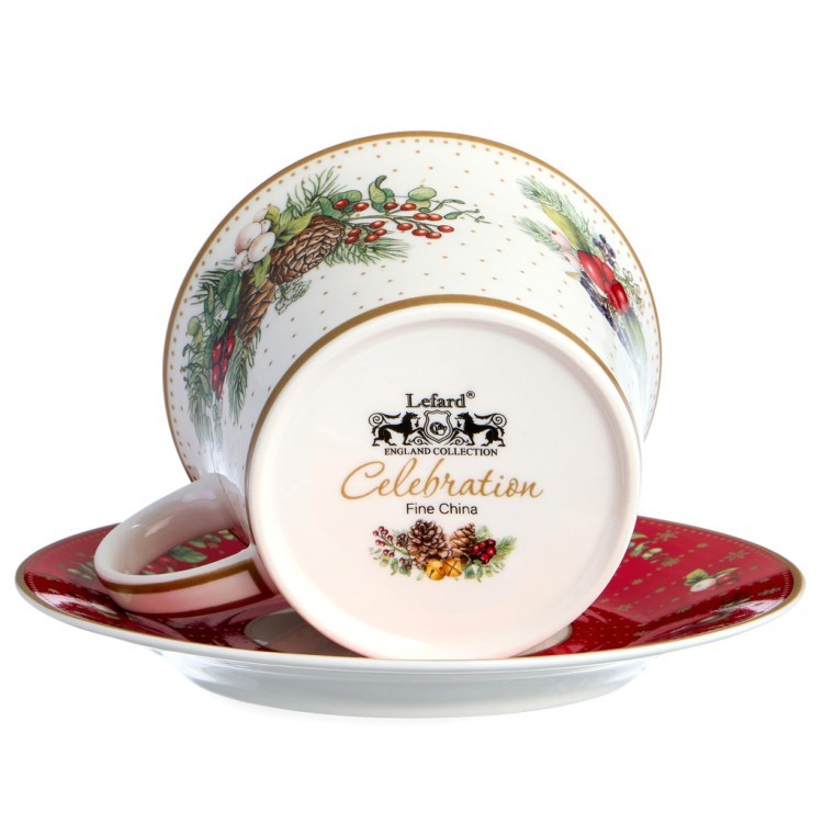 Чайный набор lefard "celebration" на 2 пер. 4 пр. 250 мл Lefard (760-817-1)