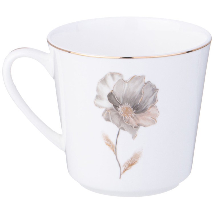 Кофейный набор lefard "inspiration" золотой цветок на 6 пер. 12 пр. 220 мл Lefard (422-128)