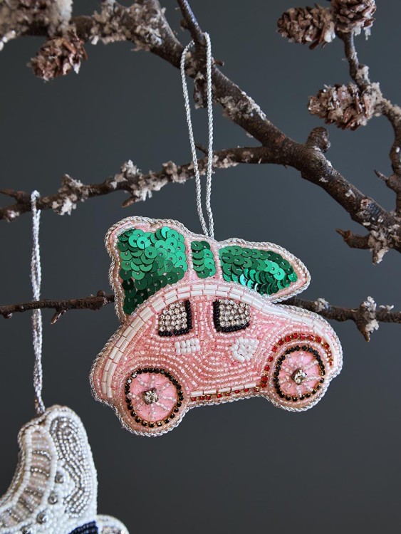 Набор елочных украшений christmas jewels из коллекции new year essential, 4 шт. (79410)