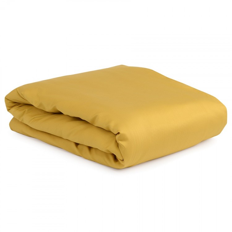 Комплект детского постельного белья из сатина горчичного цвета из коллекции essential, 100х120 см (71538)