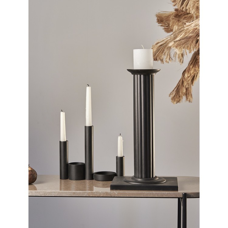 Подсвечник nels, 25 см, черный (78216)
