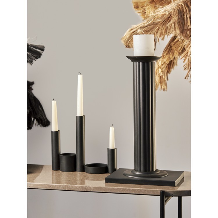 Подсвечник nels, 25 см, черный (78216)