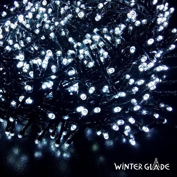 Светодиодная гирлянда (холодный бел. свет) Winter Glade CC1000 для улицы и дома 2000 см (61452) Светодиодная гирлянда (холодный бел. свет) Winter Glade CC1000 для улицы и дома 2000 см (61452)