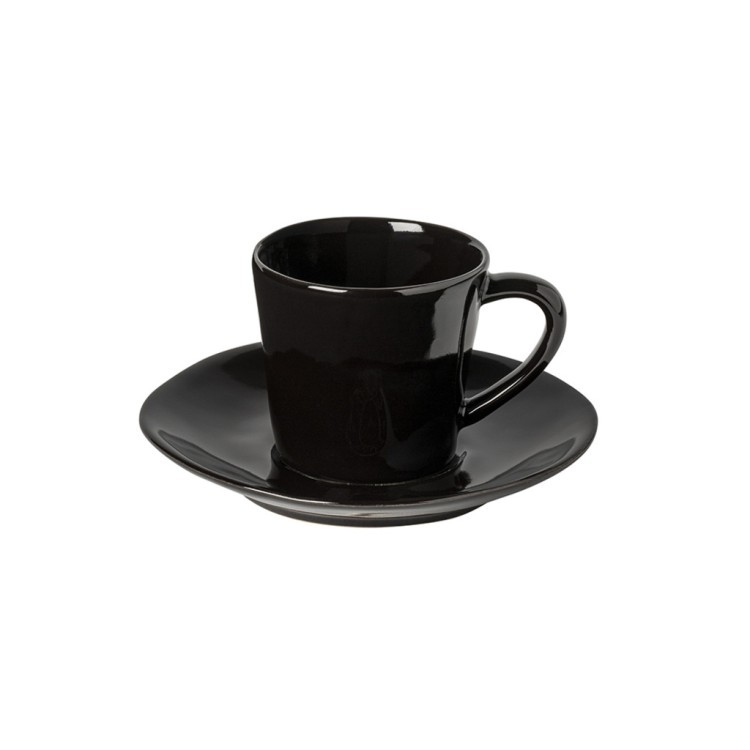 Чайная пара NOCS01-BLK(NOCS01-902), 16, керамика, Black, Costa Nova
