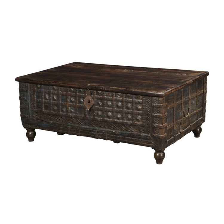 Сундук XIX век, Индия PR45375/3, Массив манго, natural, ROOMERS ANTIQUE