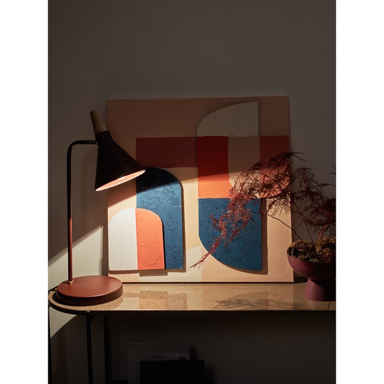 Лампа настольная thor, D21х58 см, сливовая (76867)