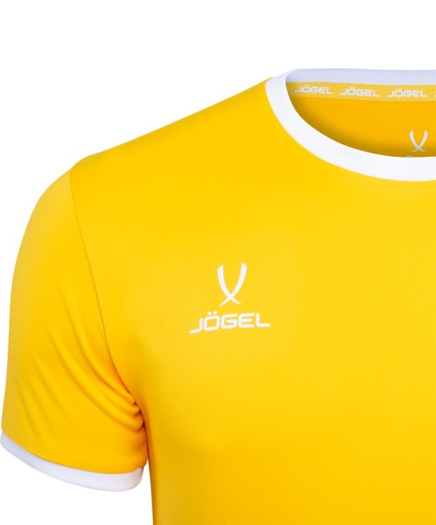 Футболка футбольная JÖGEL CAMP Origin, желтый/белый, детский (702159)
