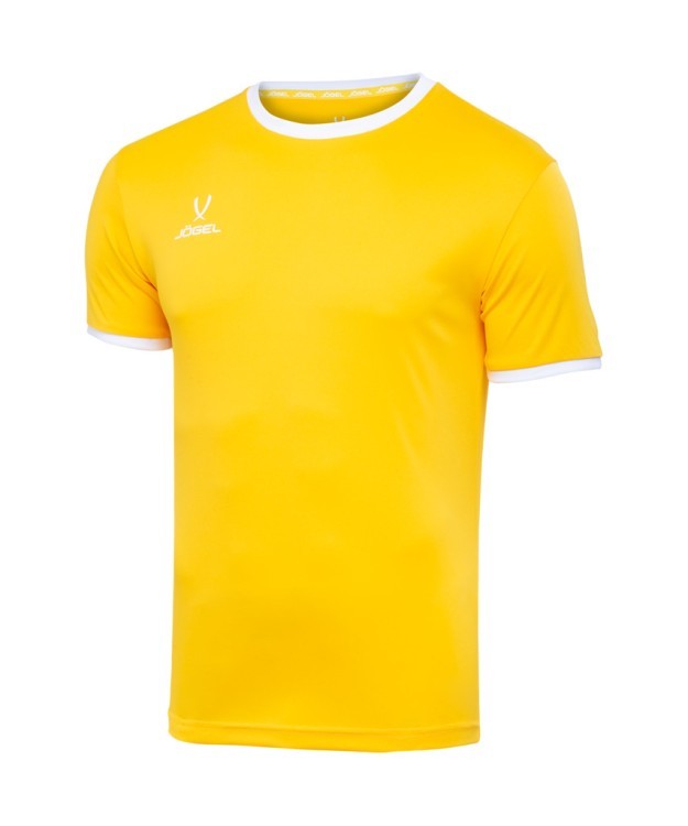 Футболка футбольная JOGEL CAMP Origin, желтый/белый, детский (702159)