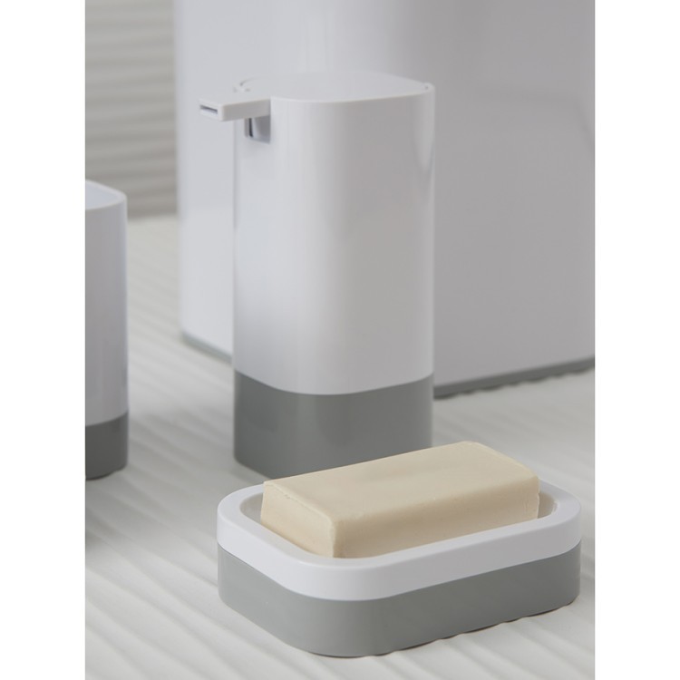 Диспенсер для жидкого мыла tyer, 430 мл, белый/серый (75838) Диспенсер для жидкого мыла tyer, 430 мл, белый/серый (75838)