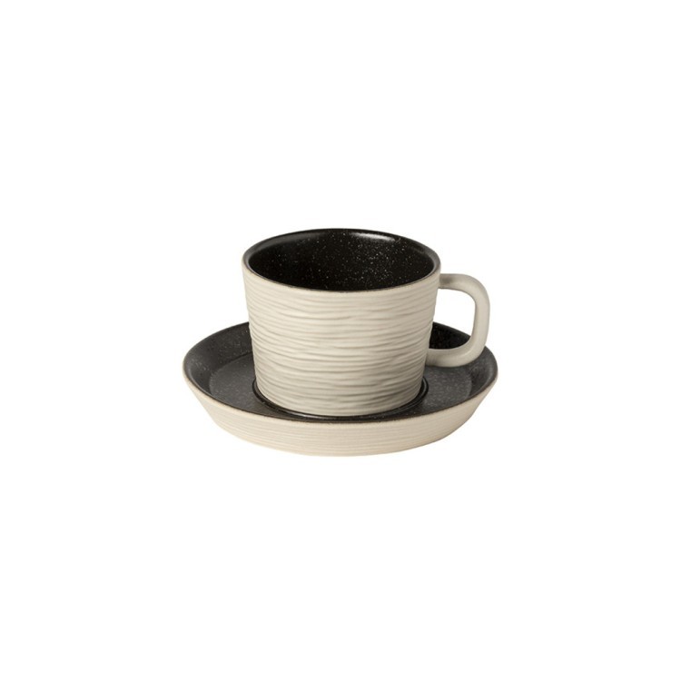 Чайная пара NRCS01-LTB(NRCS01-00119A), керамика, LATTITUDE BLACK, Costa Nova