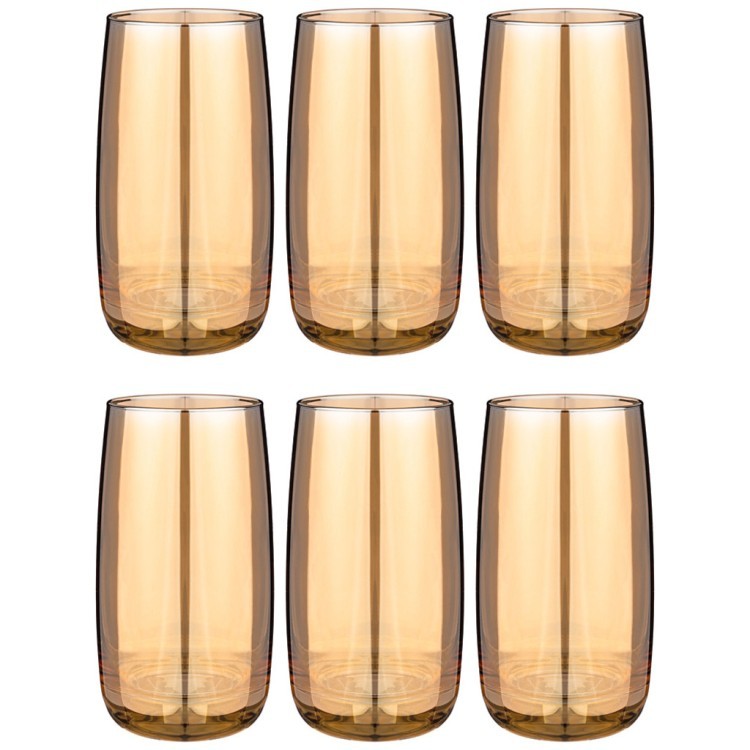 Набор стаканов из 6 шт "гречишный мед" 330 мл Акционерное Общество (194-535)