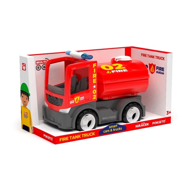 Пожарная машина с цистерной игрушка 22 см (27082EF-CH)