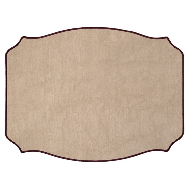 Салфетка сервировочная etica, 43,6х33 см, бежево-розовая (80264)