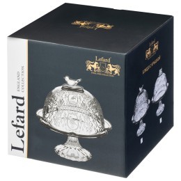 Блюдо "garden" с крышкой на ножке 20*22 см Lefard (691-180)