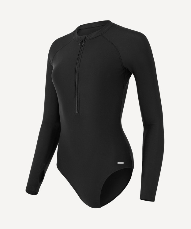 Купальник для плавания с длинным рукавом 25DEGREES Surf Black, полиамид (2134678)