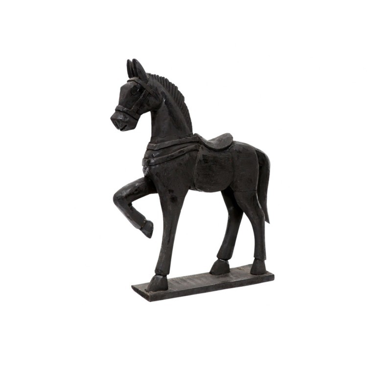 Декор лошадь HD681, манго, Black, ROOMERS FURNITURE