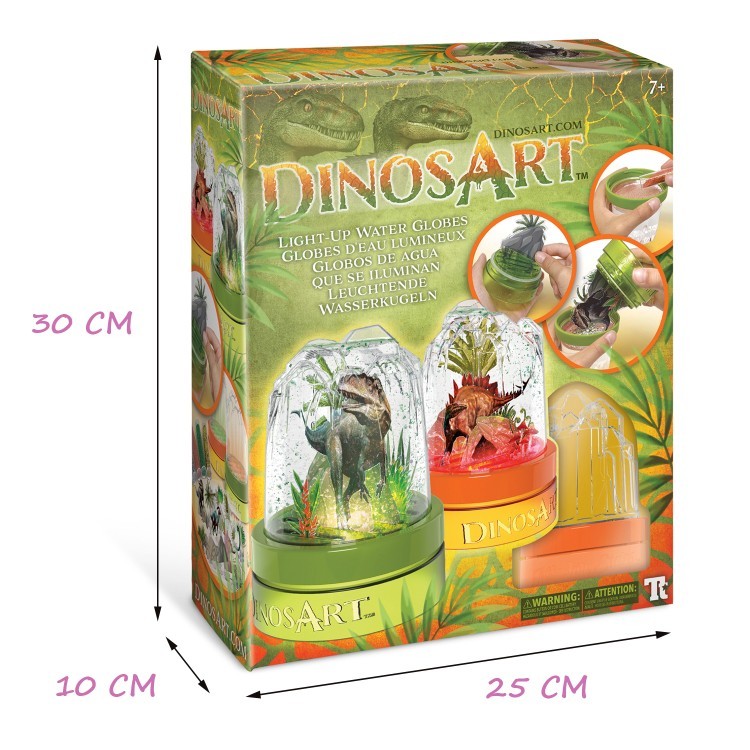 Серия Dino: Набор для творчества по созданию ночных светильников, мини-аквариумов с подсветкой (2 светильника) (15101_NSDA)