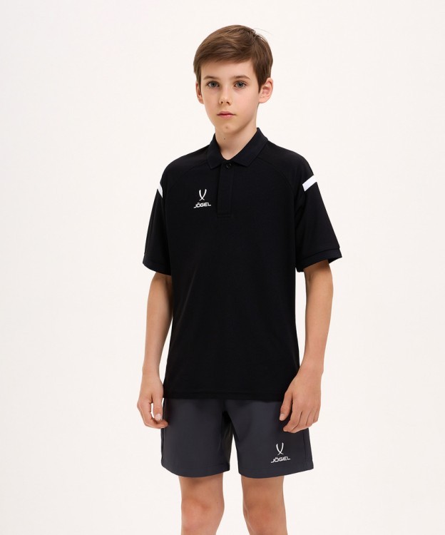 Поло CAMP 2 Poly Polo, черный, детский (2125904) Поло CAMP 2 Poly Polo, черный, детский (2125904)