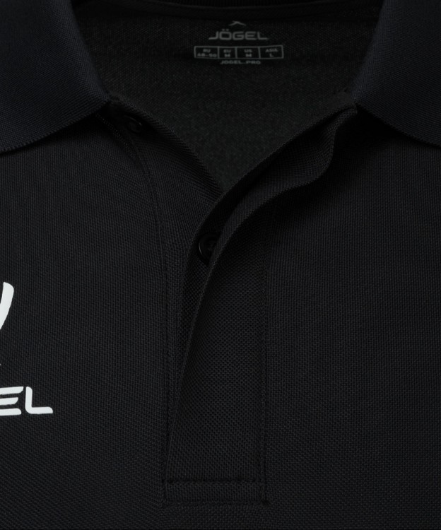 Поло JOGEL CAMP 2 Poly Polo, черный, детский (2125904)