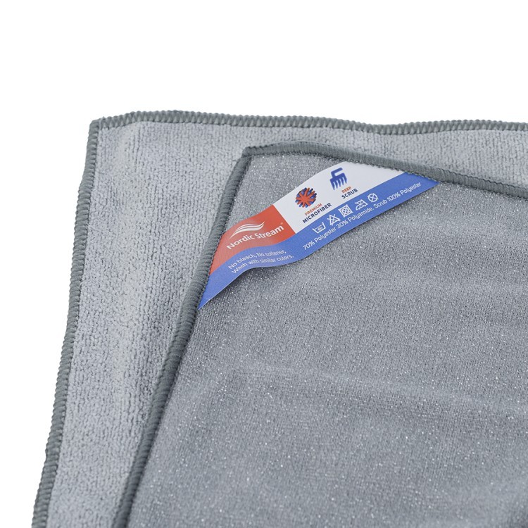 Тряпка из микрофибры двусторонняя 30х30 см (67771)