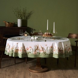 Скатерть овальная "sense",160х220см, 100% хлопок, твил c пропиткой Lefard (850-753-41)