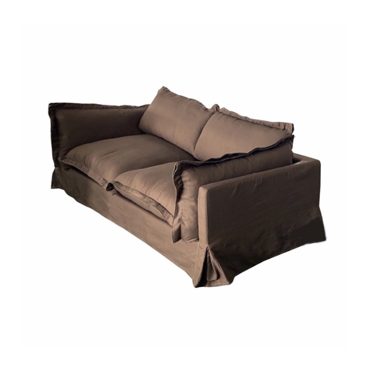 Диван HSF2173-3S/A053, Массив дерева, текстиль, Brown, ROOMERS FURNITURE