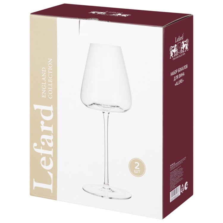 Набор бокалов для вина "alure" из 2 шт. 440 мл Lefard (685-163)
