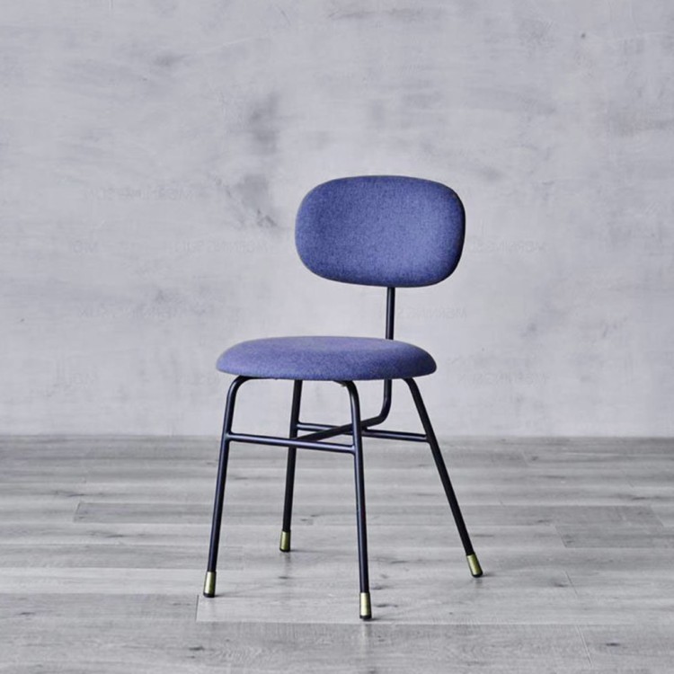 Стул MS-C972-H45-STP/F-1701-13, Дерево, Blue/black, ROOMERS FURNITURE