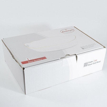 Блюдо сервировочное для подачи керамика 32х21х8,5 LR (90043-332)